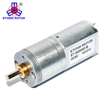 6V round spur gear motor for eye massager